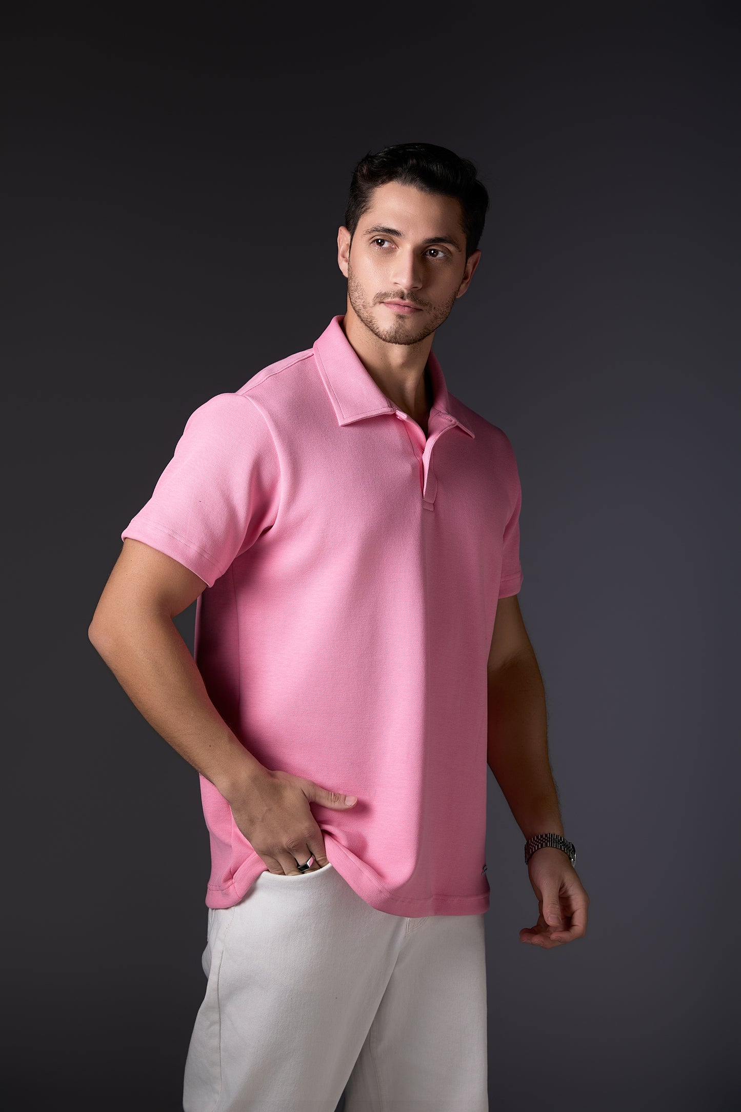 Flamingo Pink Polo