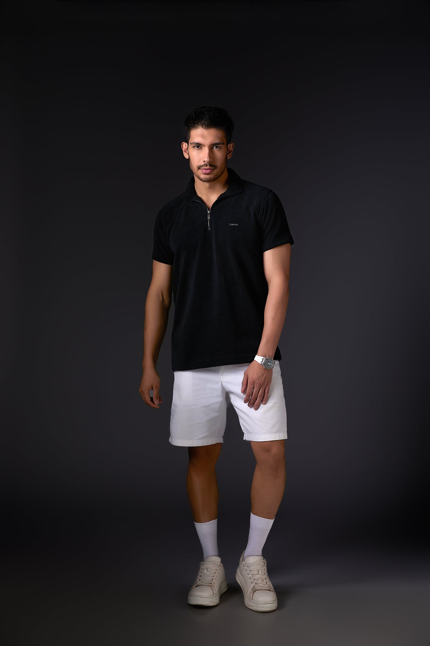 Luxe Jade Black Polo