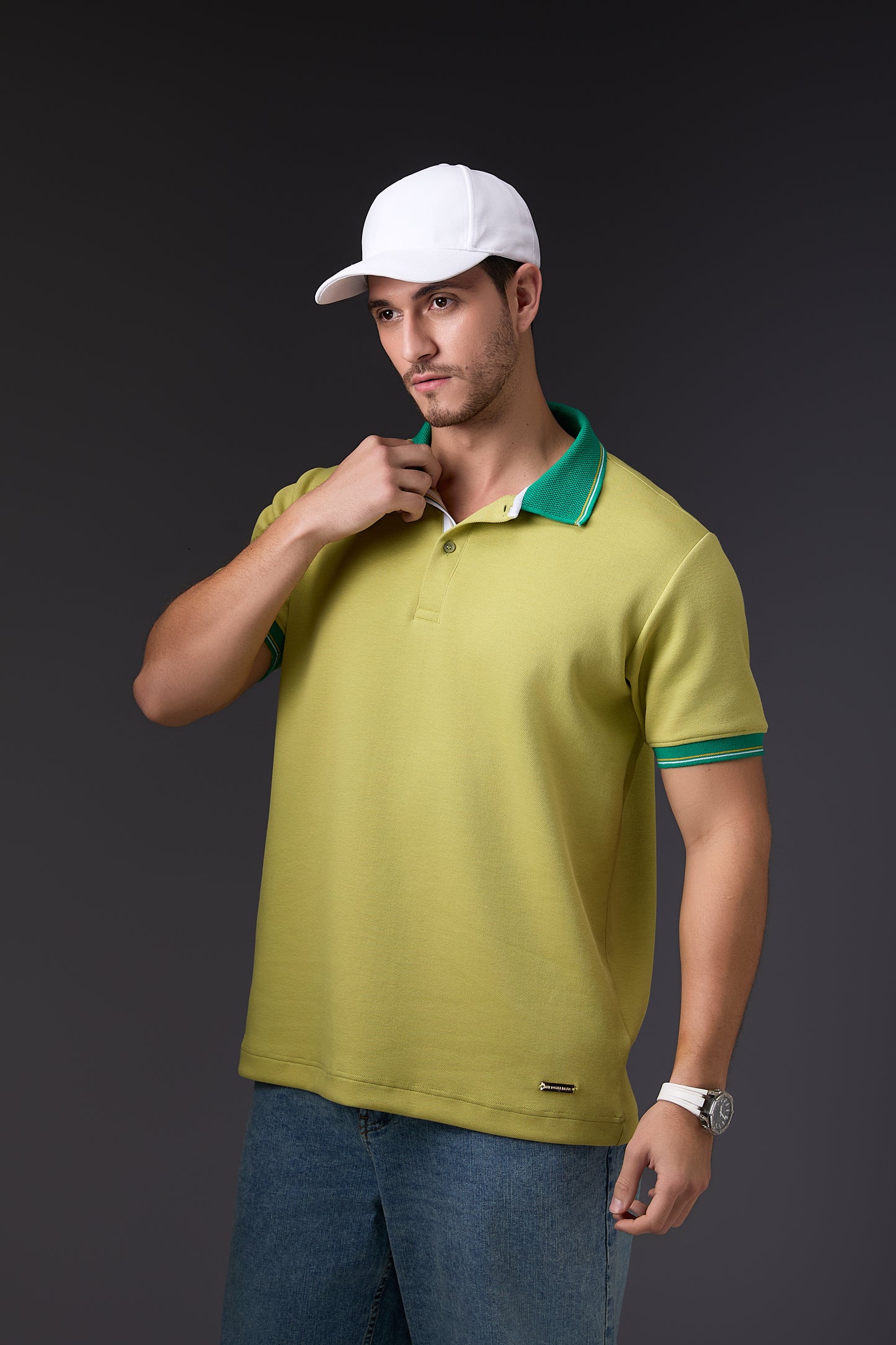 Lime Green Summer Polo T-Shirt