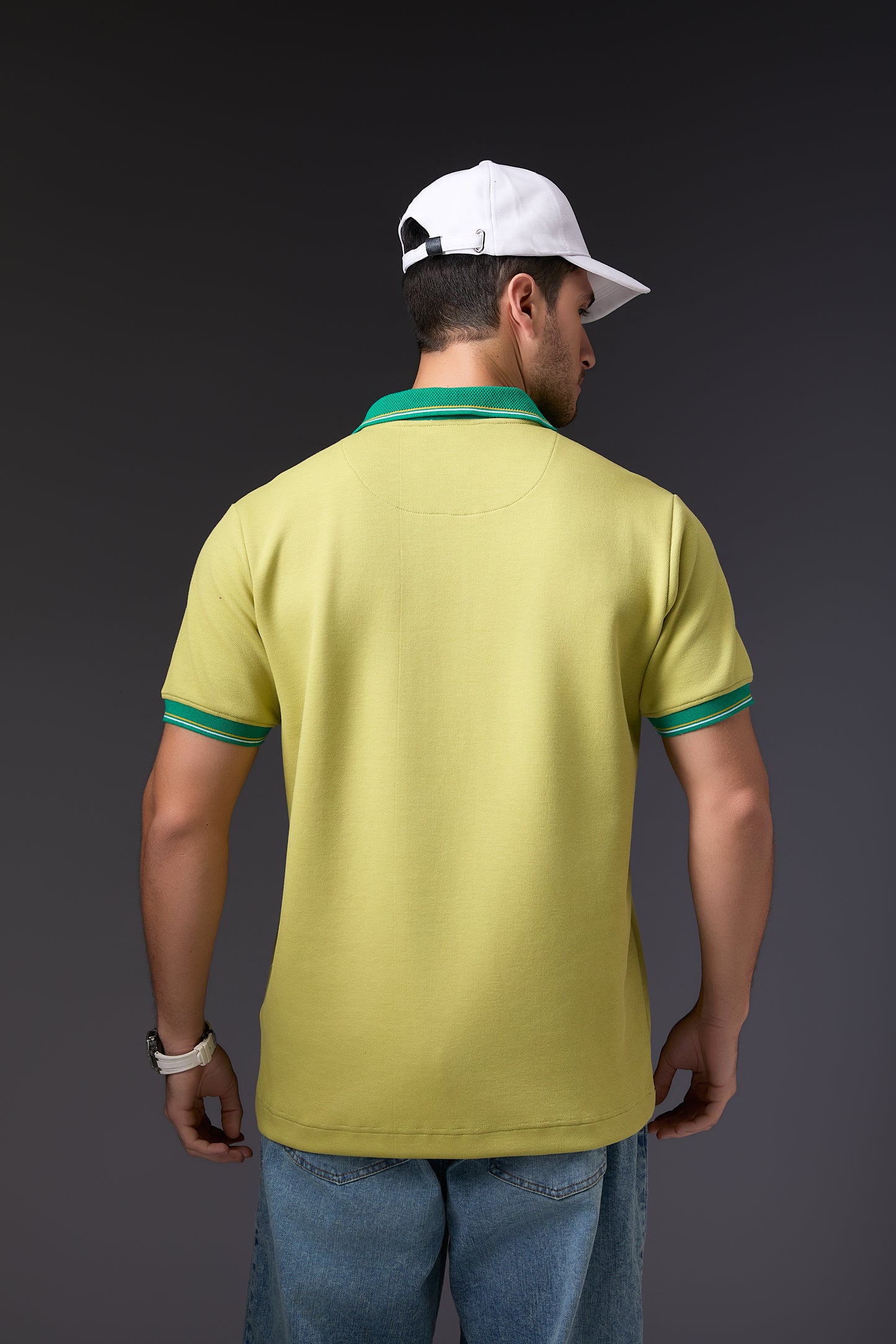 Lime Green Summer Polo T-Shirt