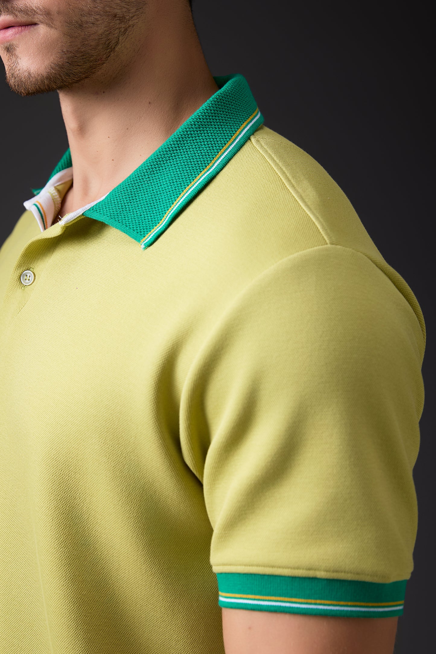 Lime Green Summer Polo T-Shirt