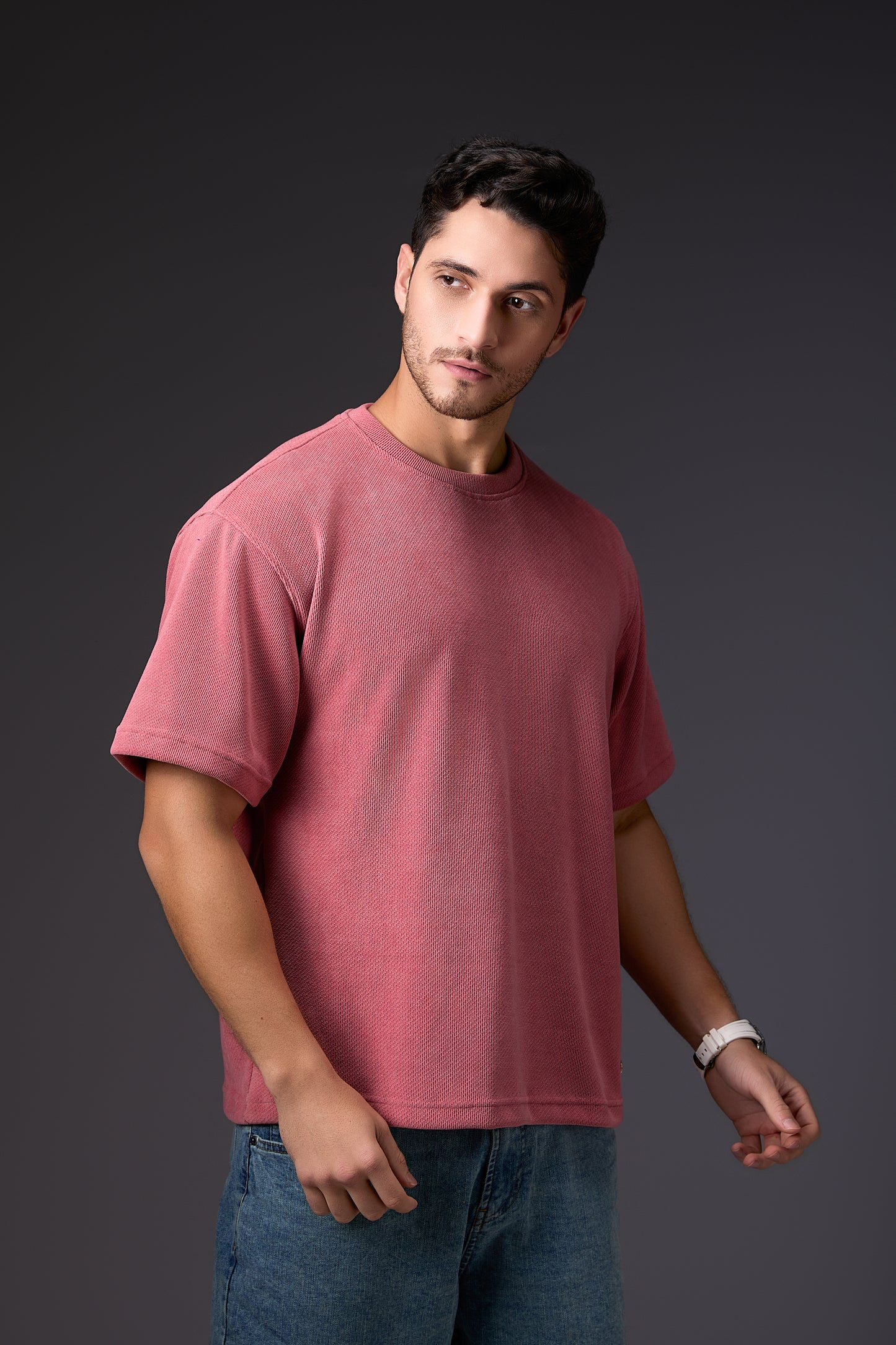 Relaxed Fit Carrot Pink T-Shirt