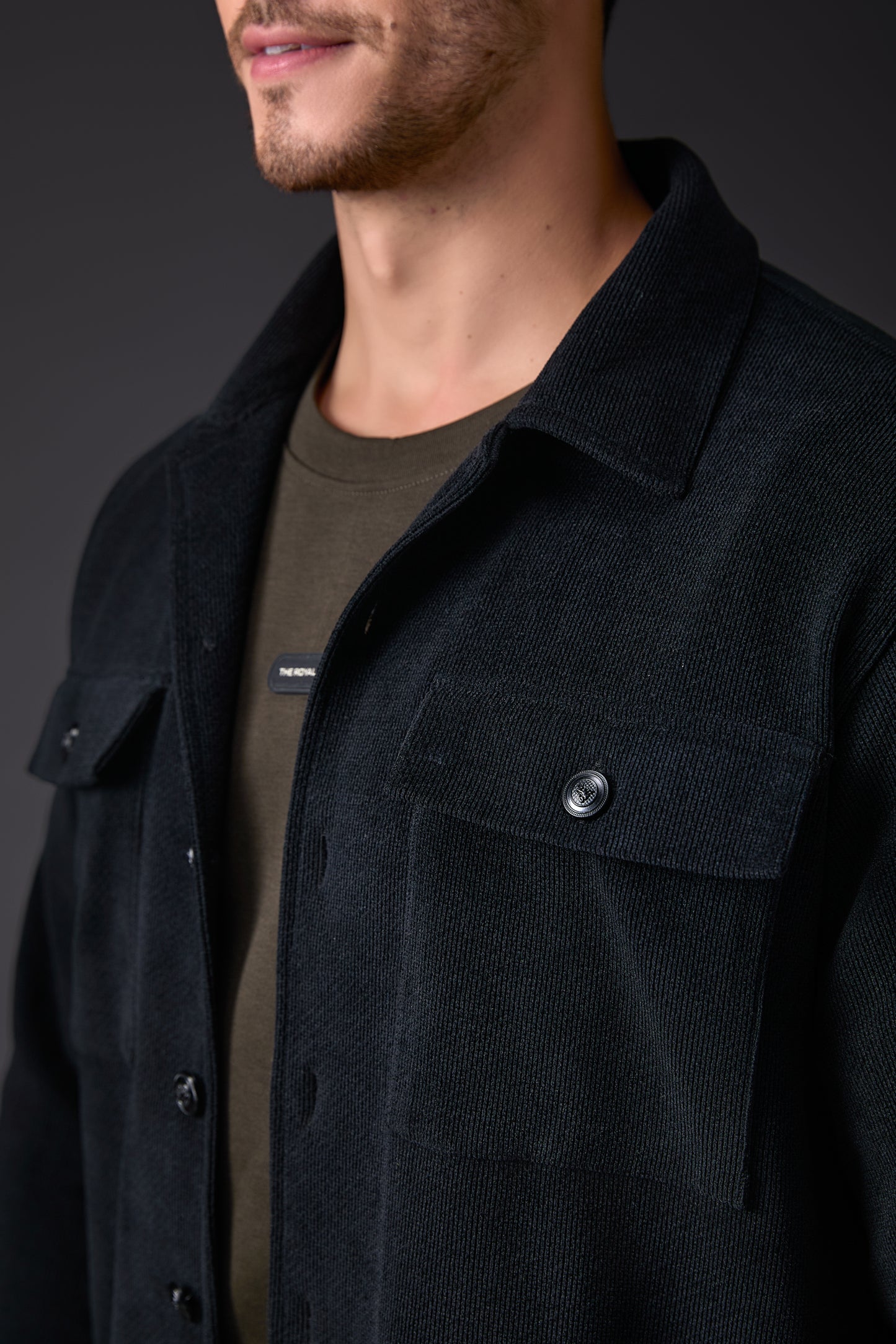 Luxe Jade Black Shacket
