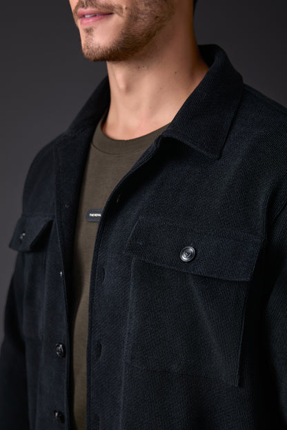 Luxe Jade Black Shacket