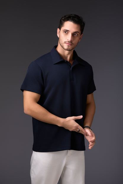 Classic Deep Navy Blue Polo