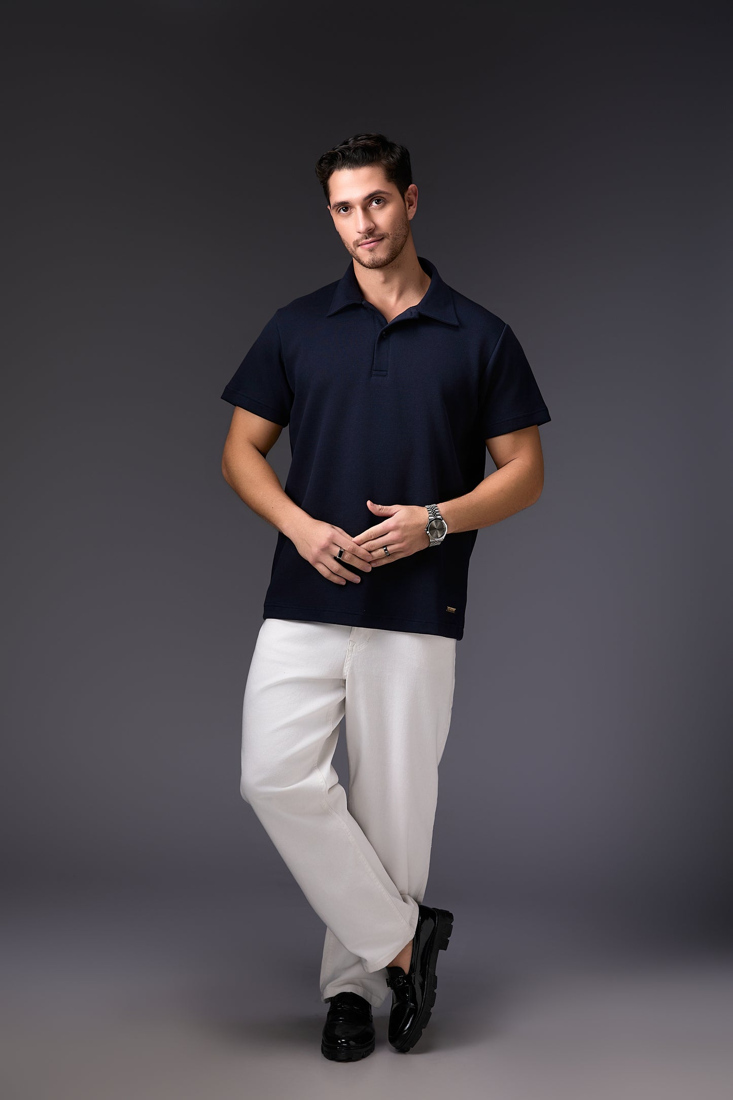 Classic Deep Navy Blue Polo