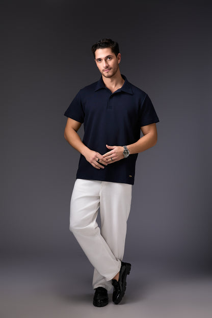 Classic Deep Navy Blue Polo