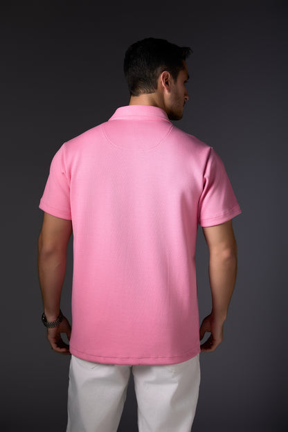 Flamingo Pink Polo
