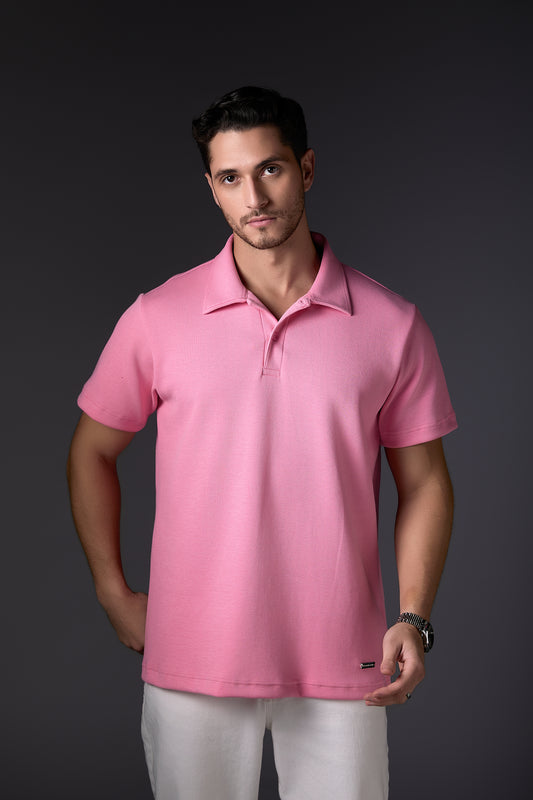 Flamingo Pink Polo
