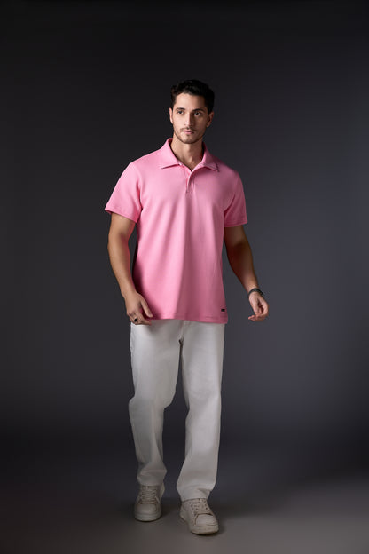 Flamingo Pink Polo
