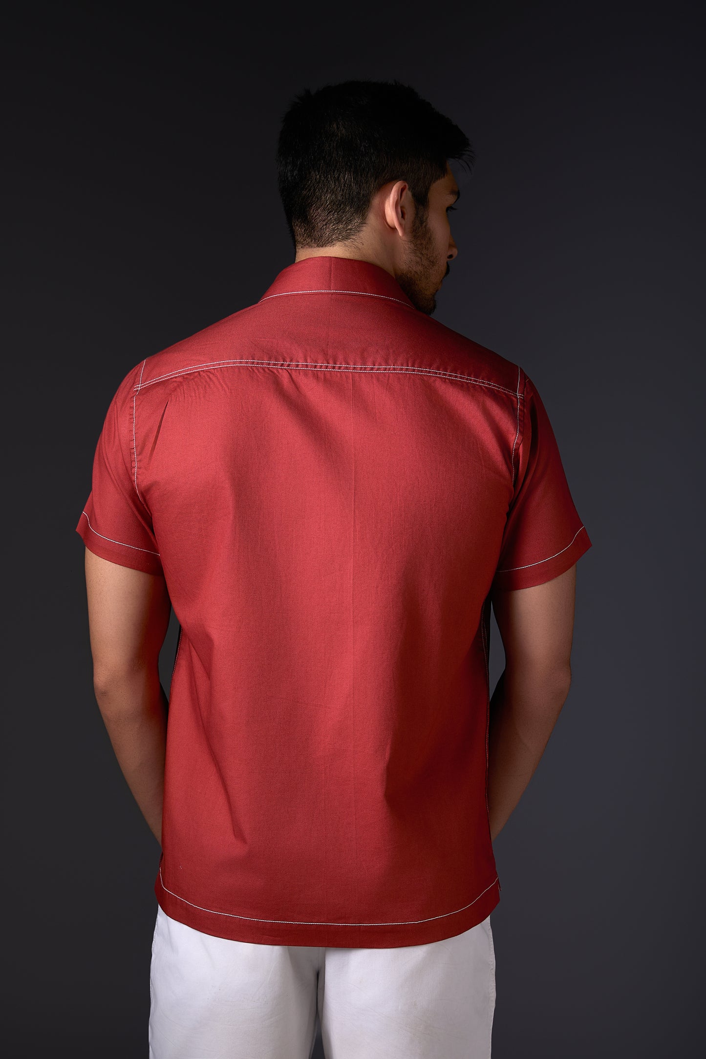 Burnt Orange Premium Pure Cotton Shirt