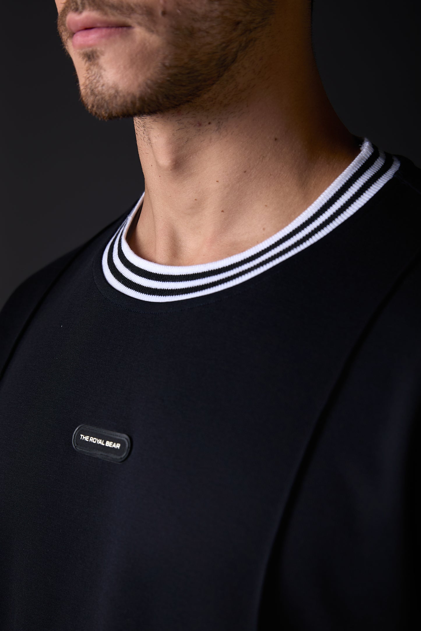 Navy Blue Crew Neck Essential Tee