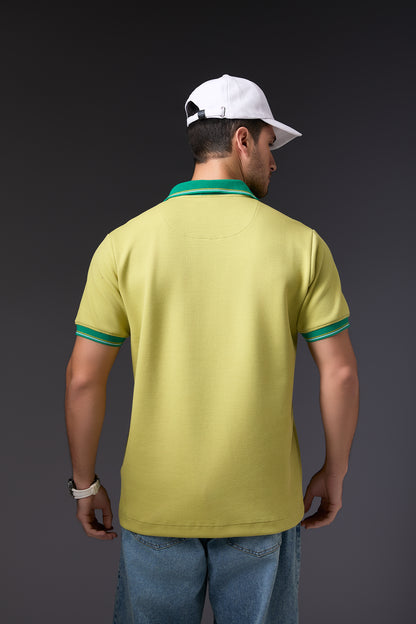 Lime Green Summer Polo T-Shirt