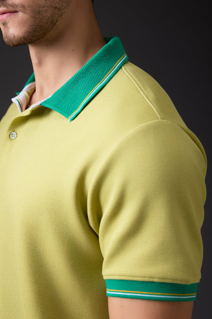 Lime Green Summer Polo T-Shirt