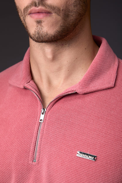 Dawn to Dusk Pink Polo T-Shirt