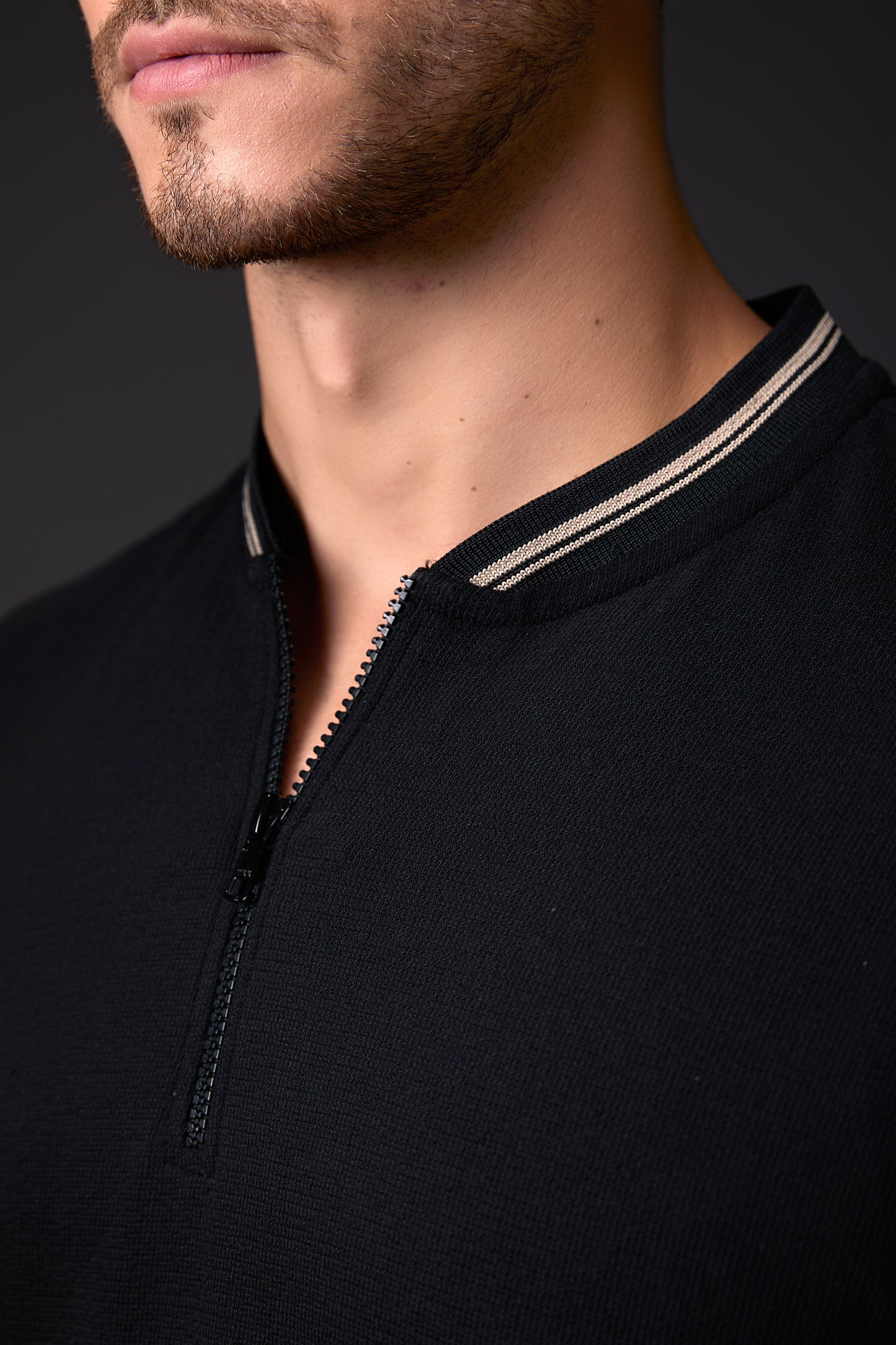 Ebony Black Varsity T-Shirt
