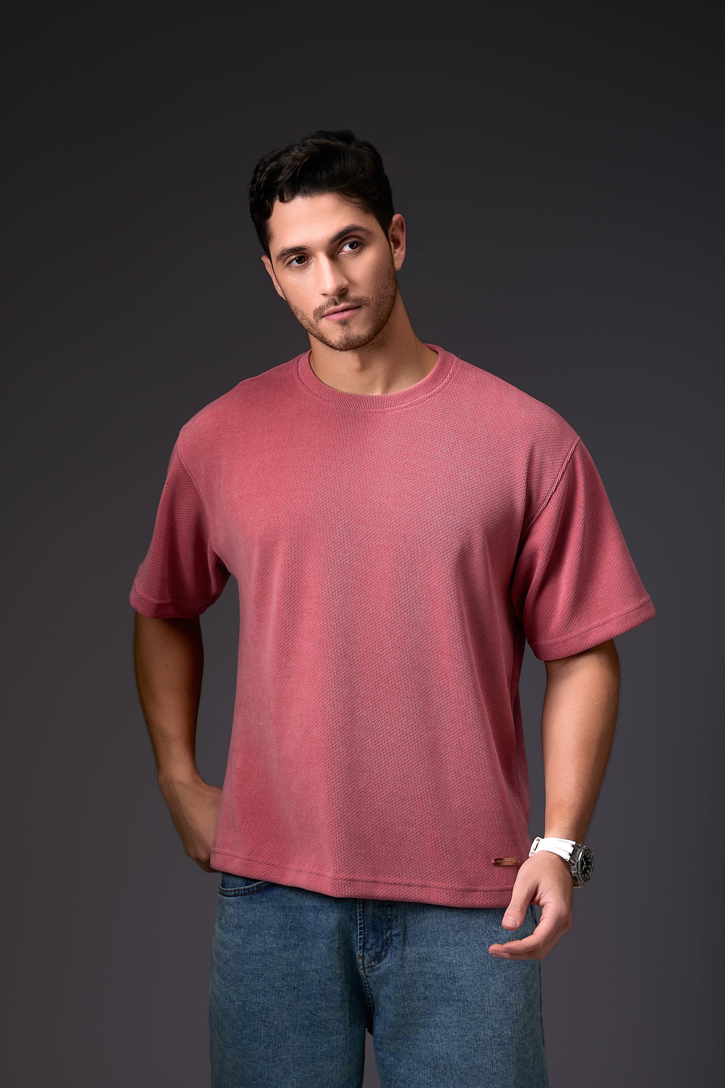 Relaxed Fit Carrot Pink T-Shirt
