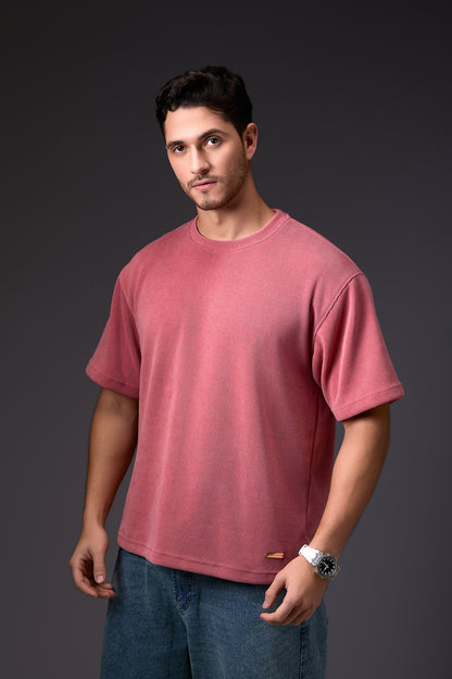 Relaxed Fit Carrot Pink T-Shirt