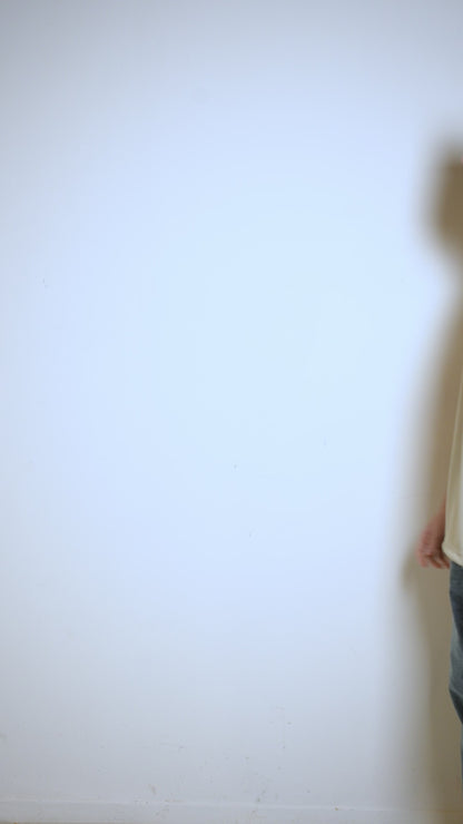 Refined Textured Walnut Cream Textured Polo T-Shirt