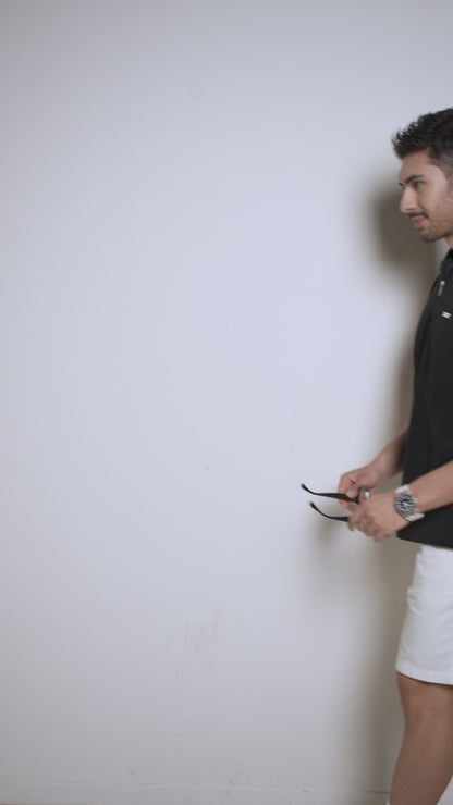 Luxe Jade Black Polo